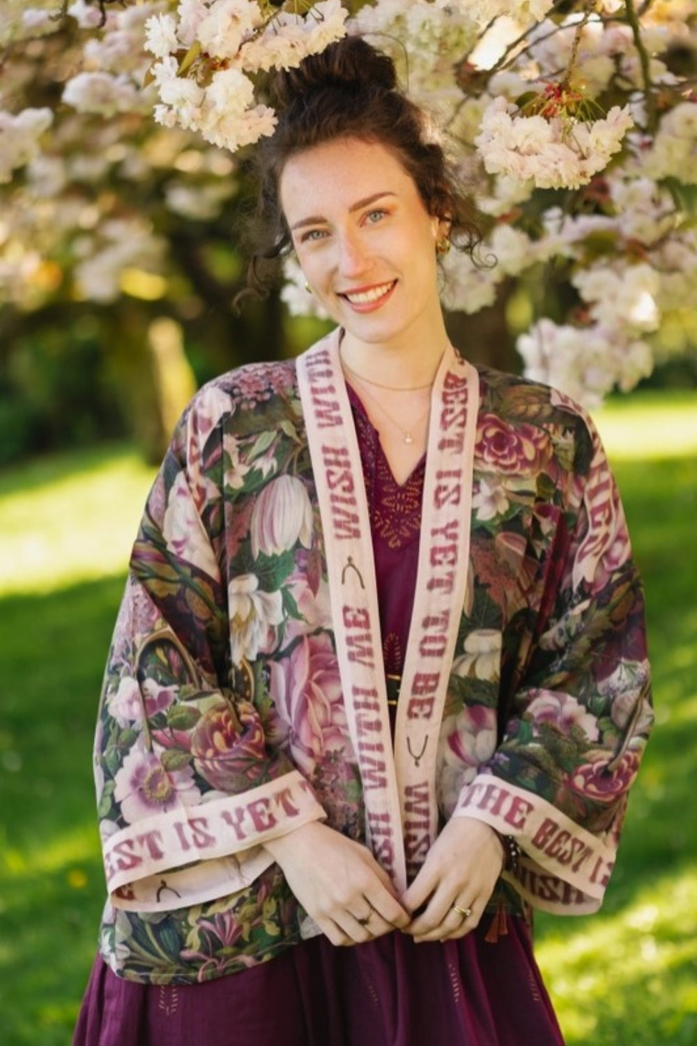 PRE-ORDER MARKET OF STARS MAKE A WISH CROPPED BAMBOO KIMONO