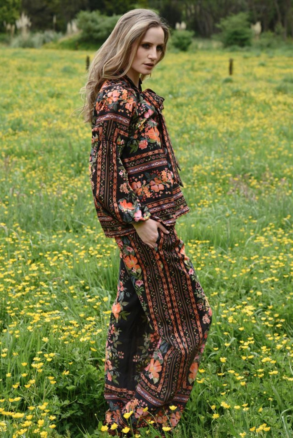 CURATE FORWARD MARCH PANT FLORAL FINERY