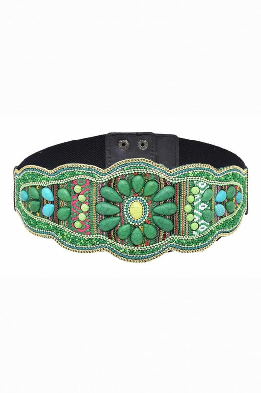 MARRAKESH BELT EMERALD