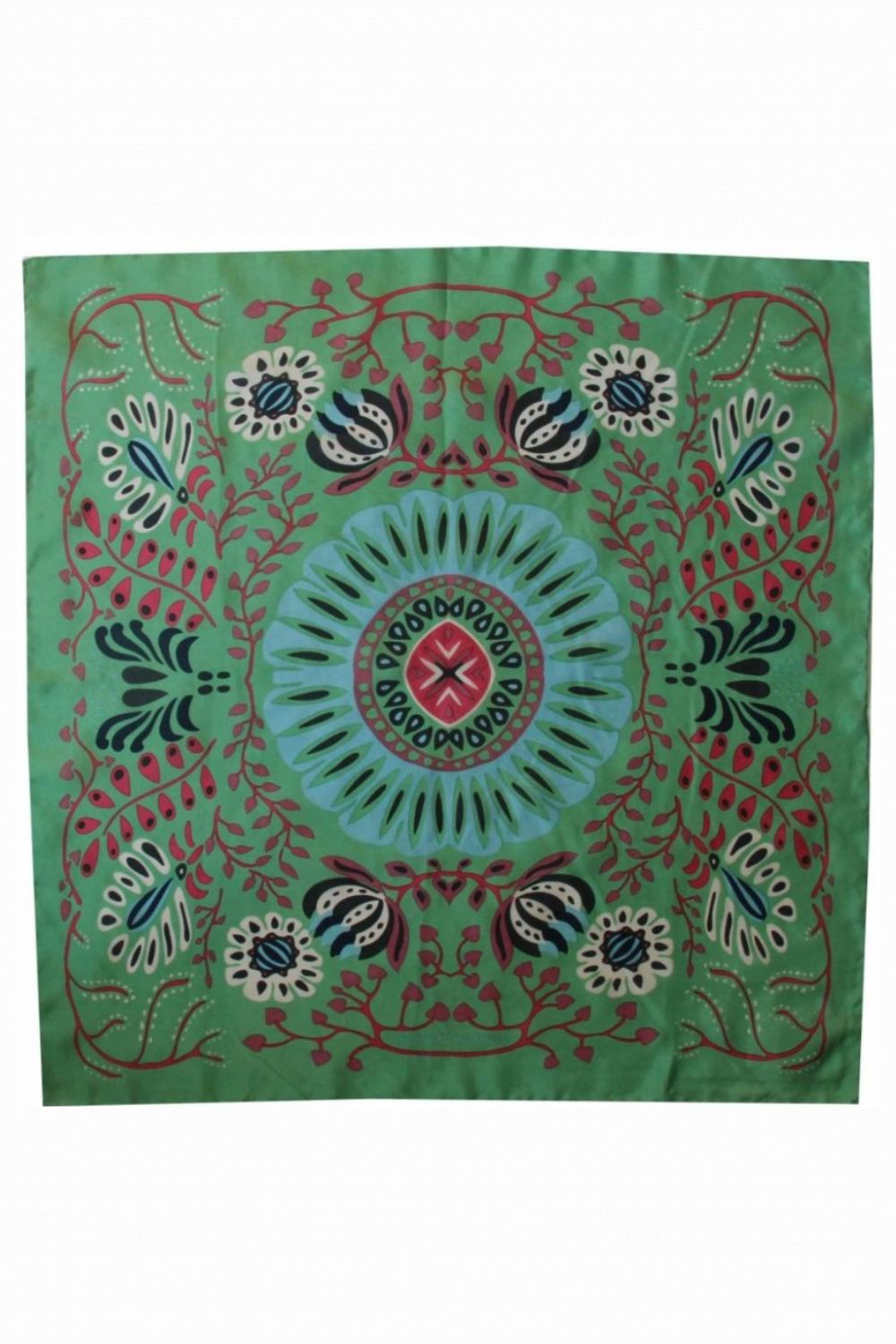 LES BELLES VAGABONDES MINI SCARF MARUSHKA VERT GREEN