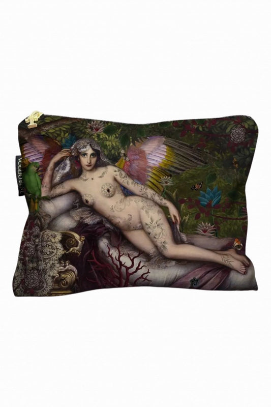 VOGLIO BENE MIDSUMMER NIGHT'S DREAM VELVET ZIP POUCH