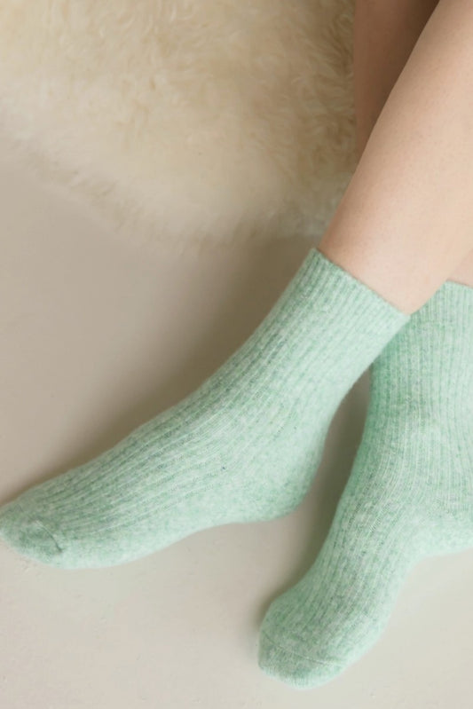 BED + BUTTER COMFIEST SOCKS MINT