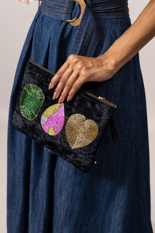 EMILY LOVELOCK DIAMOND CLUTCH