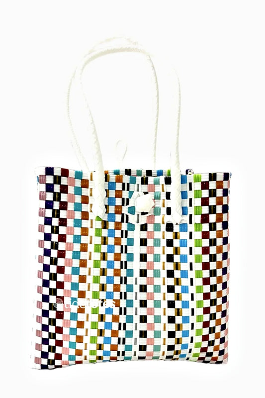 PURE DI CASA MOSAIC DESERT LACE BASKET LARGE