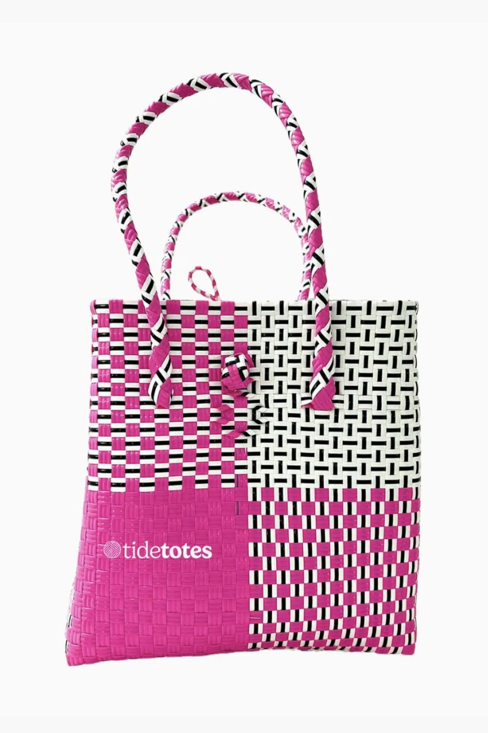 PURE DI CASA MOSAIC PIXEL TWIST BASKET MEDIUM