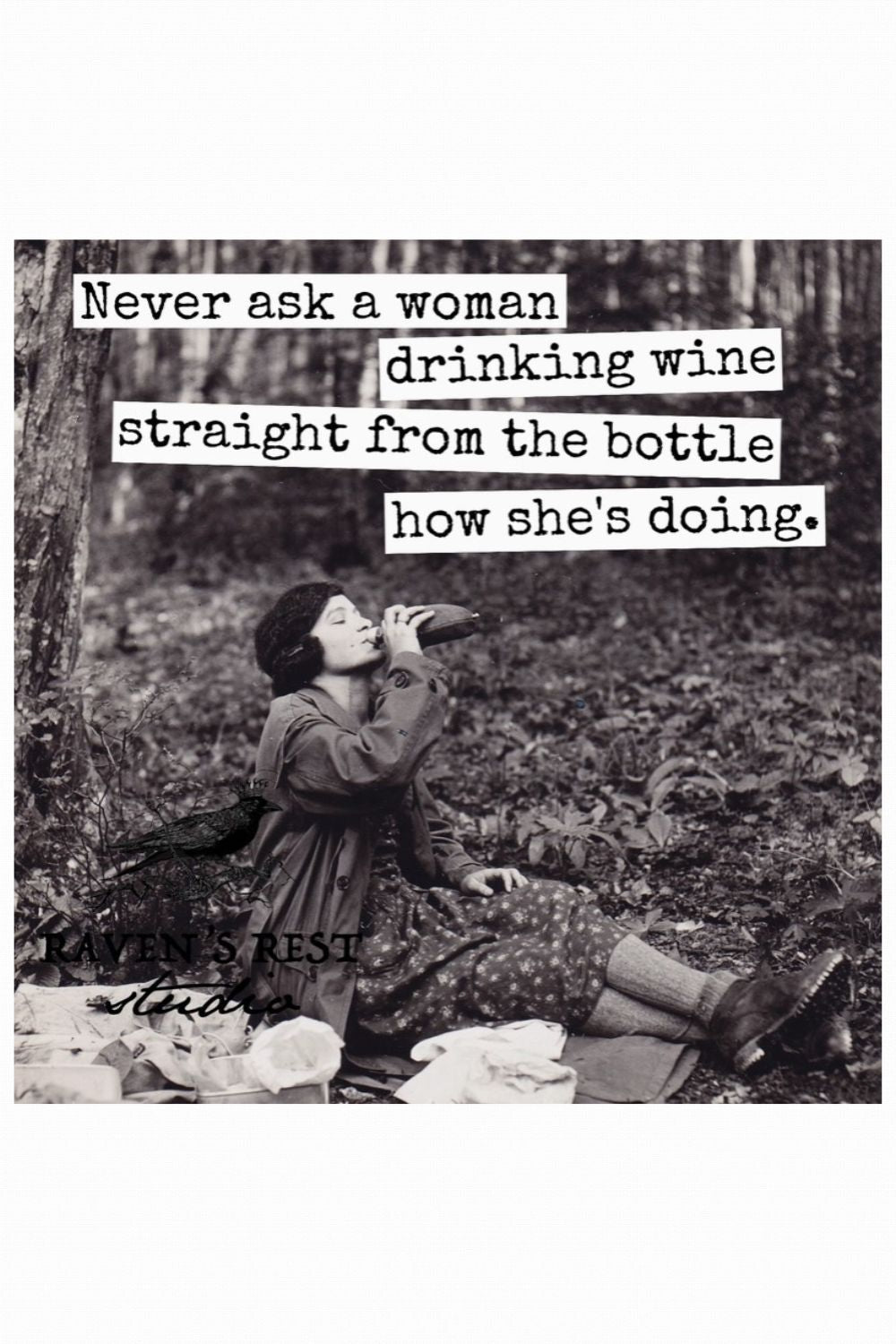 NEVER ASK A WOMAN COASTER