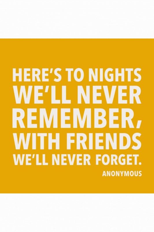 SOIREE SISTERS NIGHTS TO REMEMBER PAPER PARTY NAPKINS