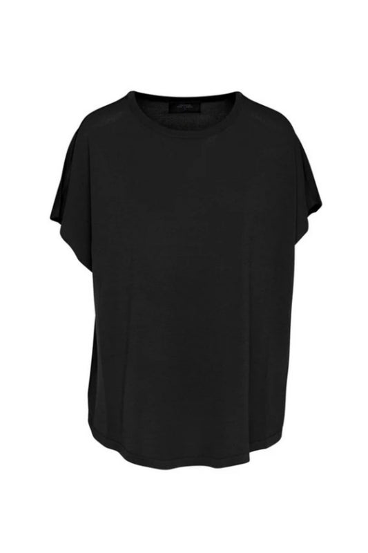 LOUNGE THE LABEL OBIDOS TUNIC BLACK
