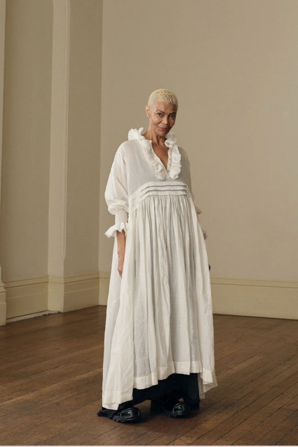MEG BY DESIGN ODILE DRESS CREAM