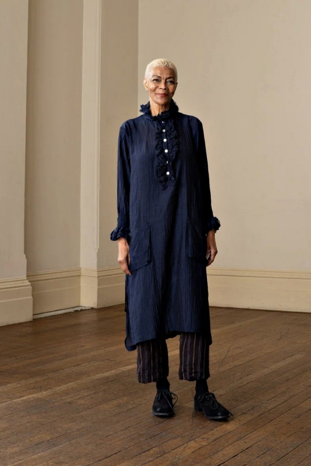 MEG BY DESIGN ODILE TUNIC NAVY