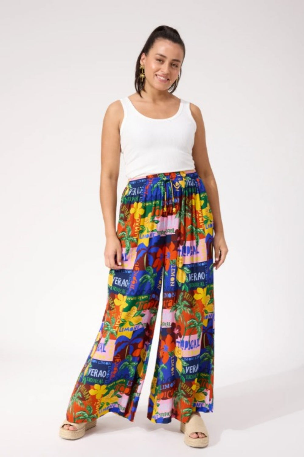 HAVEN ODYSSEY PALAZZO PANT TROPICAL