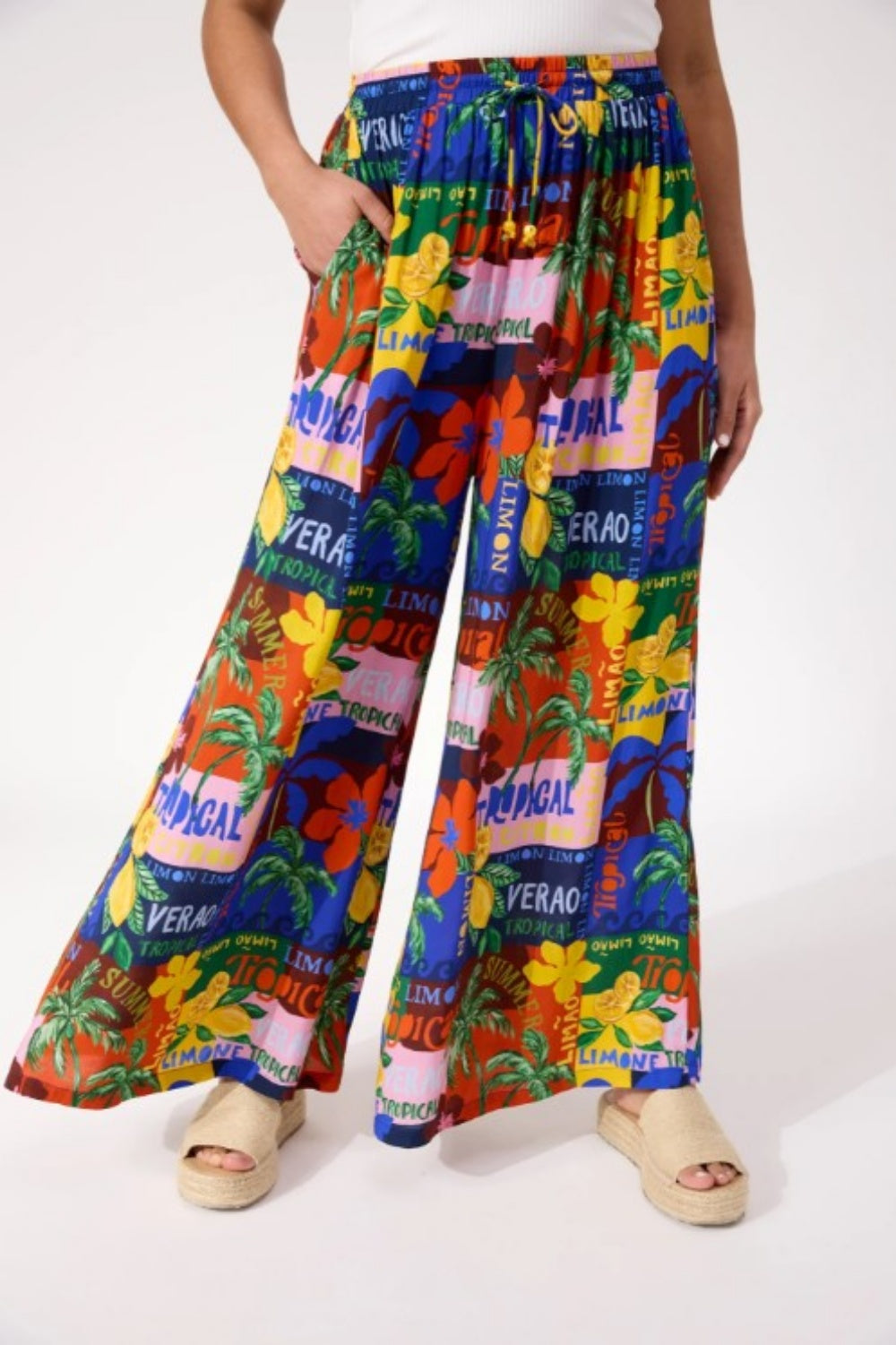 HAVEN ODYSSEY PALAZZO PANT TROPICAL