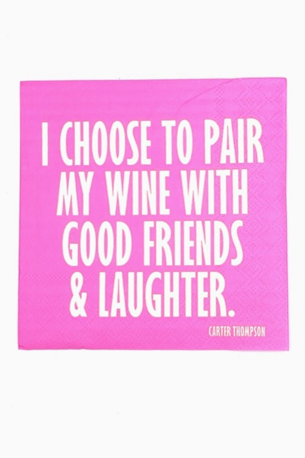 SOIREE SISTERS PAIR MY WINE COCKTAIL NAPKINS