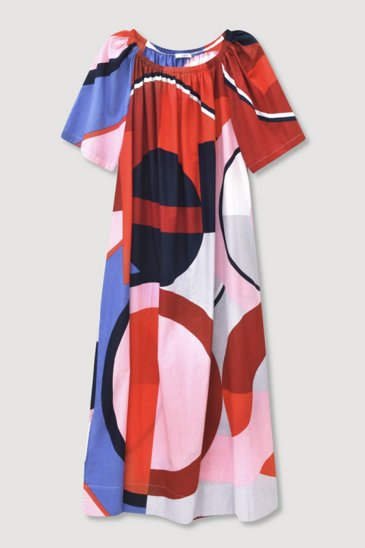 MA POESIE PALAO DRESS ROUGE + BLEU