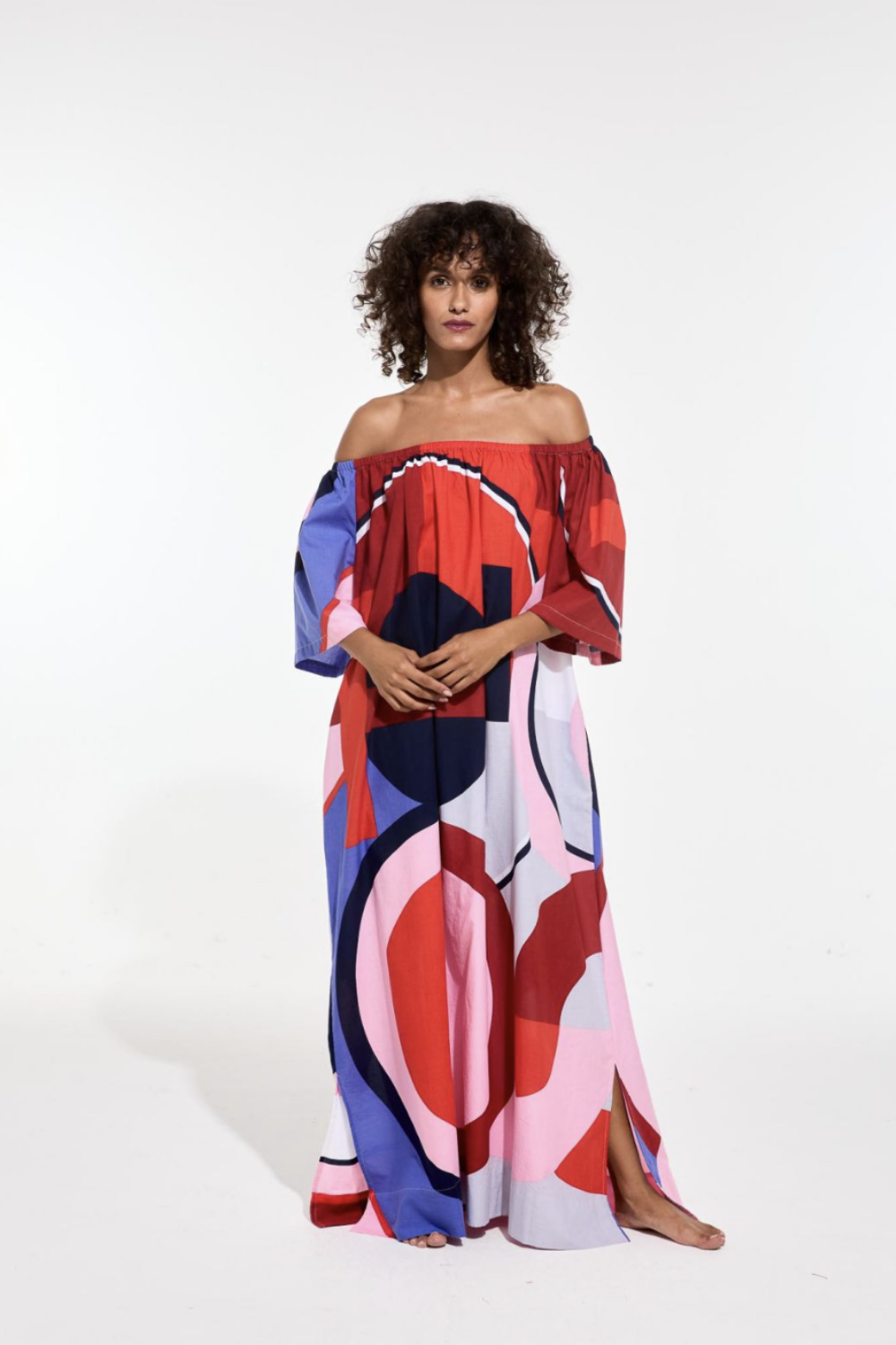 MA POESIE PALAO DRESS ROUGE + BLEU