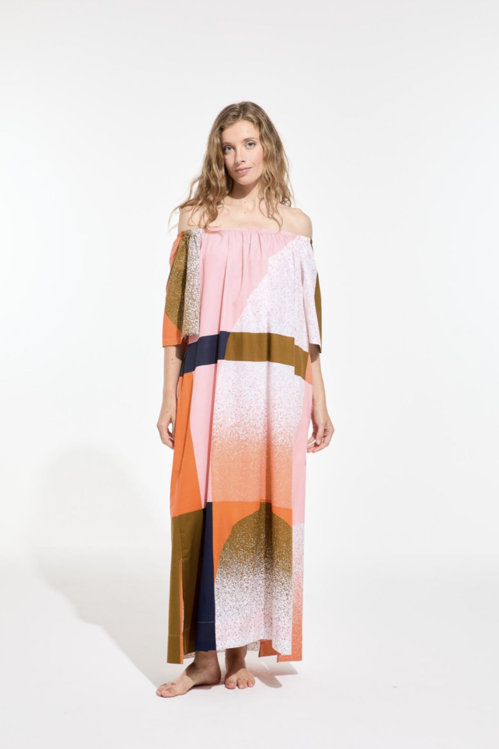 MA POESIE PALAO DRESS SUNRISE BLUSH