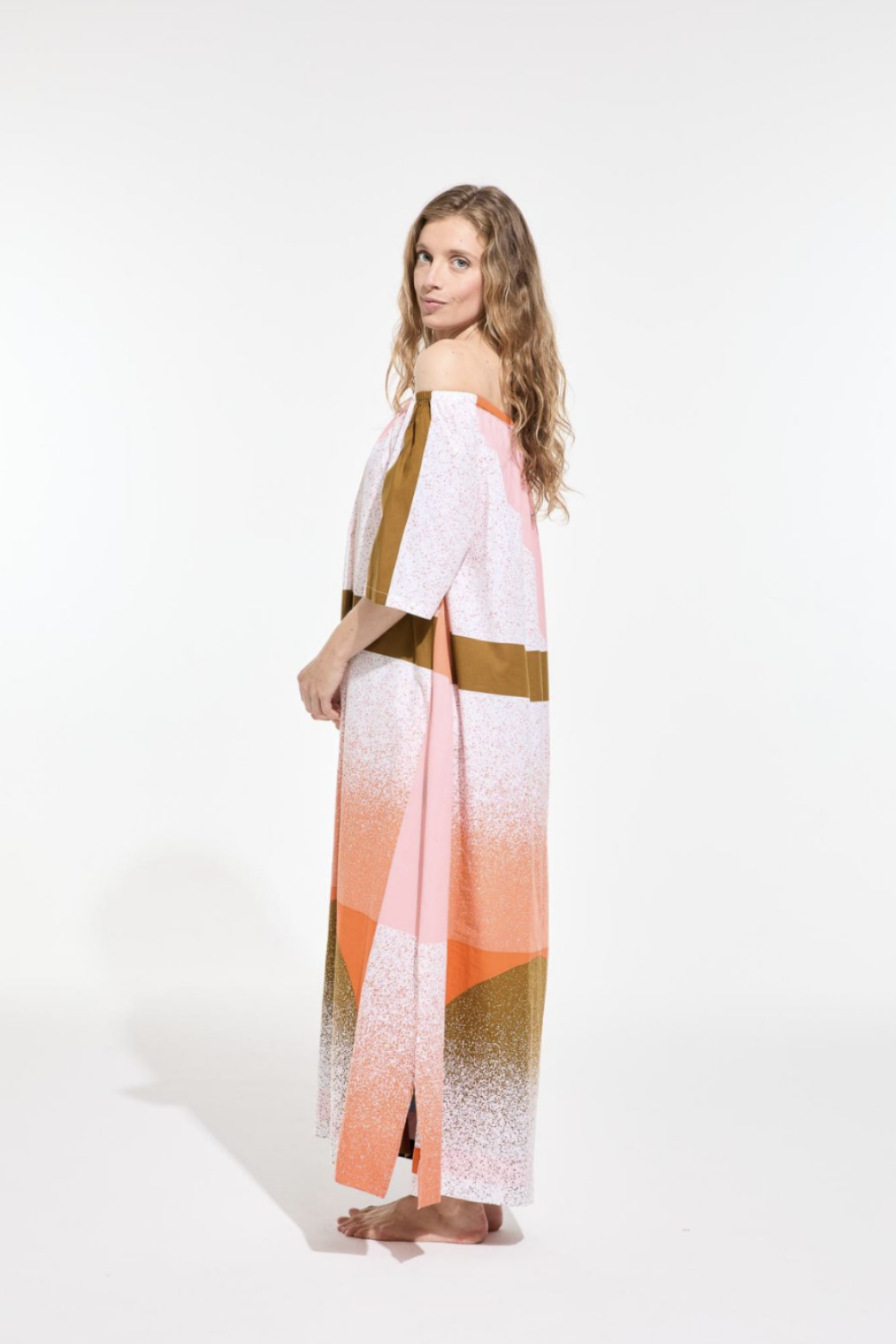 MA POESIE PALAO DRESS SUNRISE BLUSH