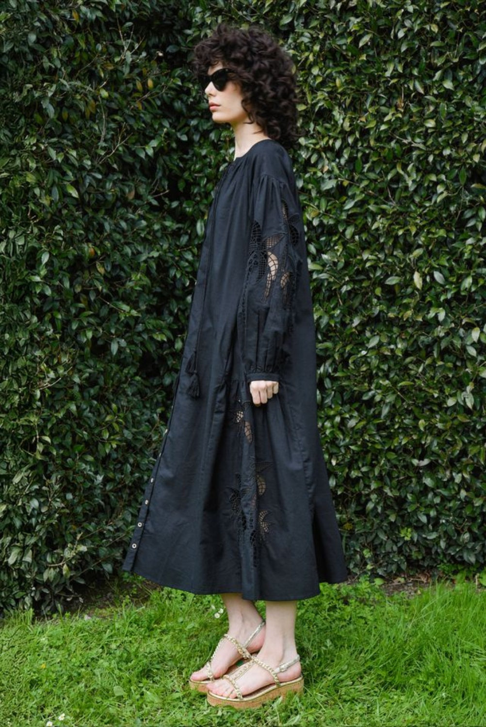 CURATE PATTERN PLAY KIMONO BLACK