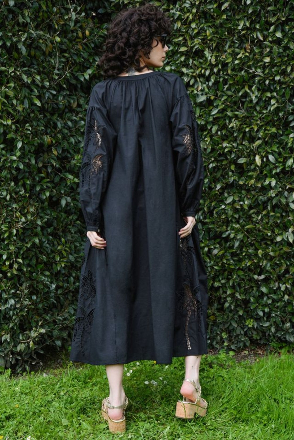 CURATE PATTERN PLAY KIMONO BLACK