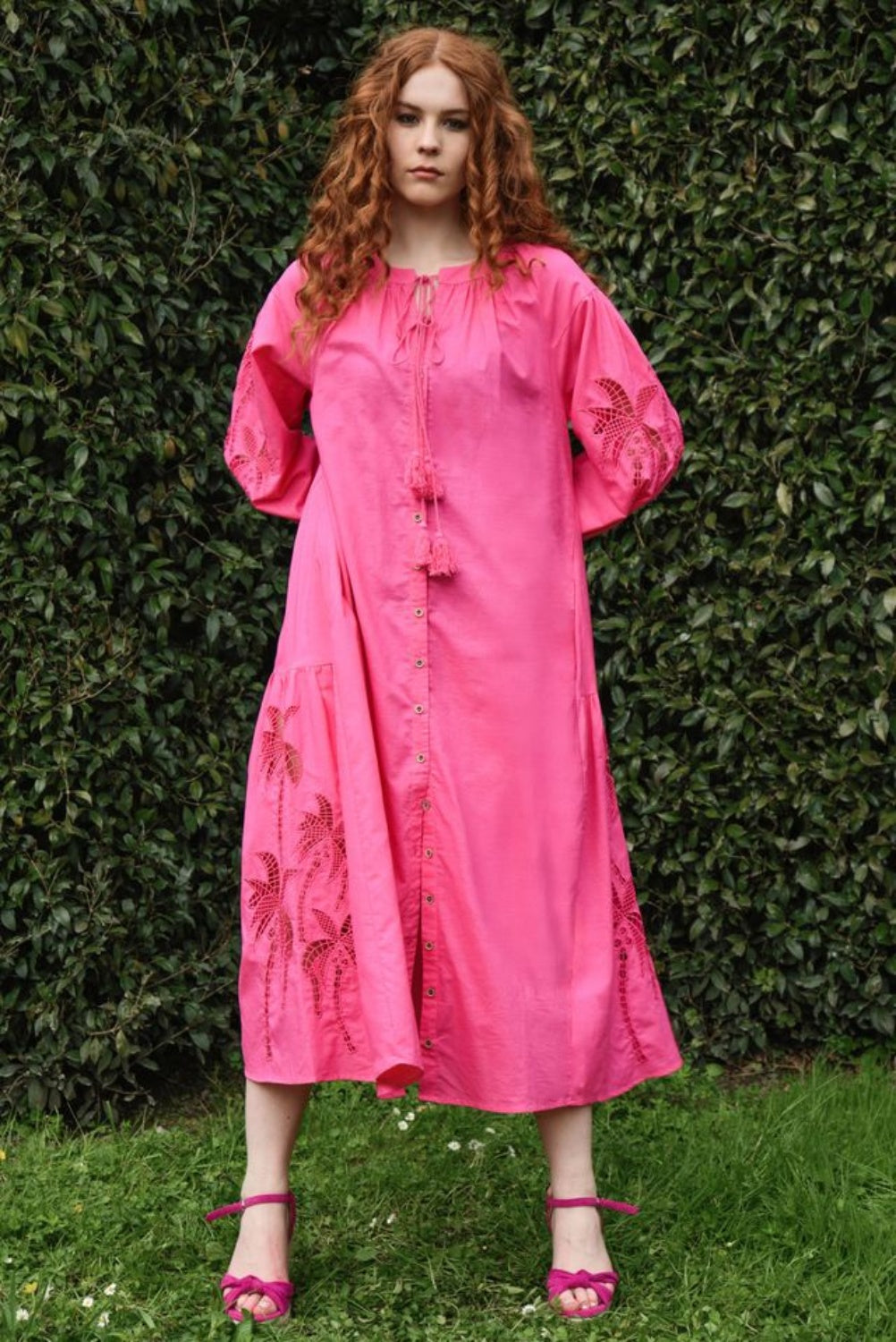 CURATE PATTERN PLAY KIMONO PINK