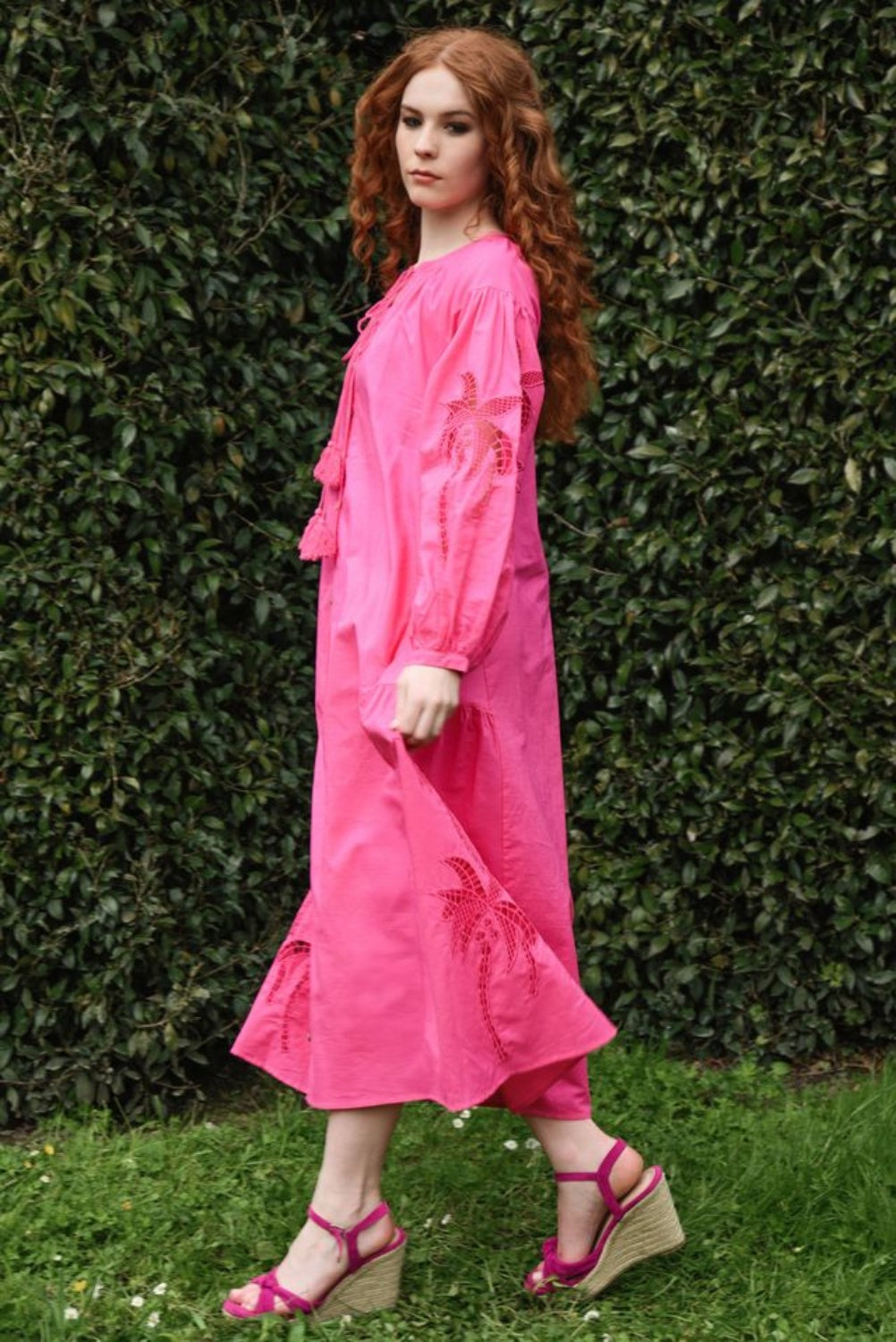 CURATE PATTERN PLAY KIMONO PINK