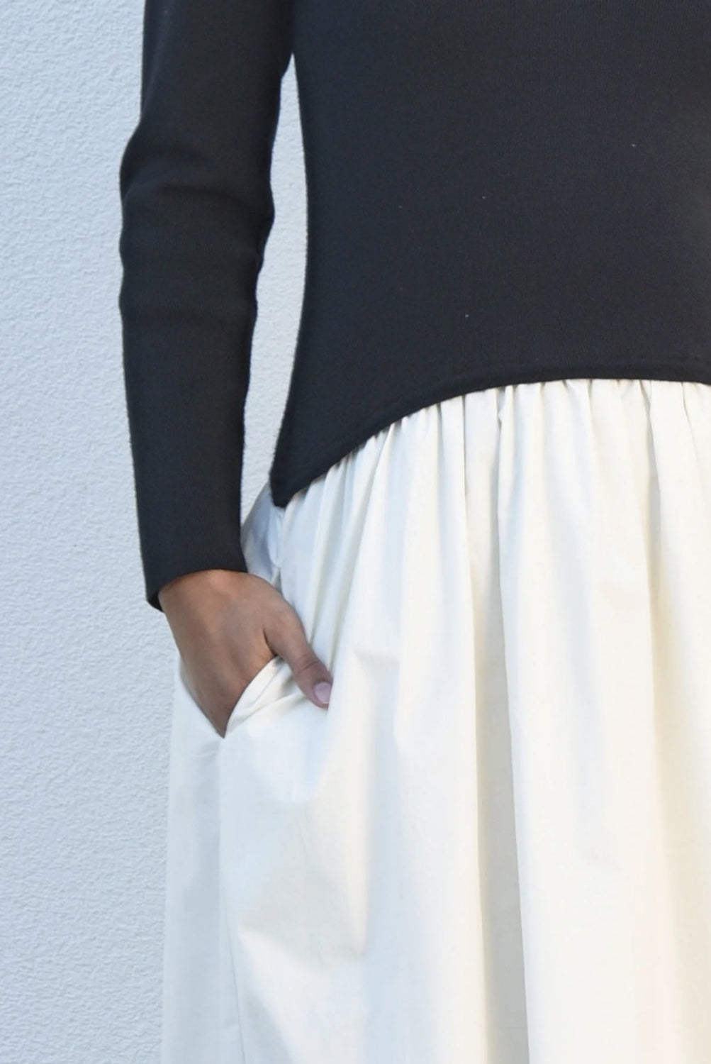 TRELISE COOPER PEPPER HALF DRESS WASTE NOT WANT KNIT
