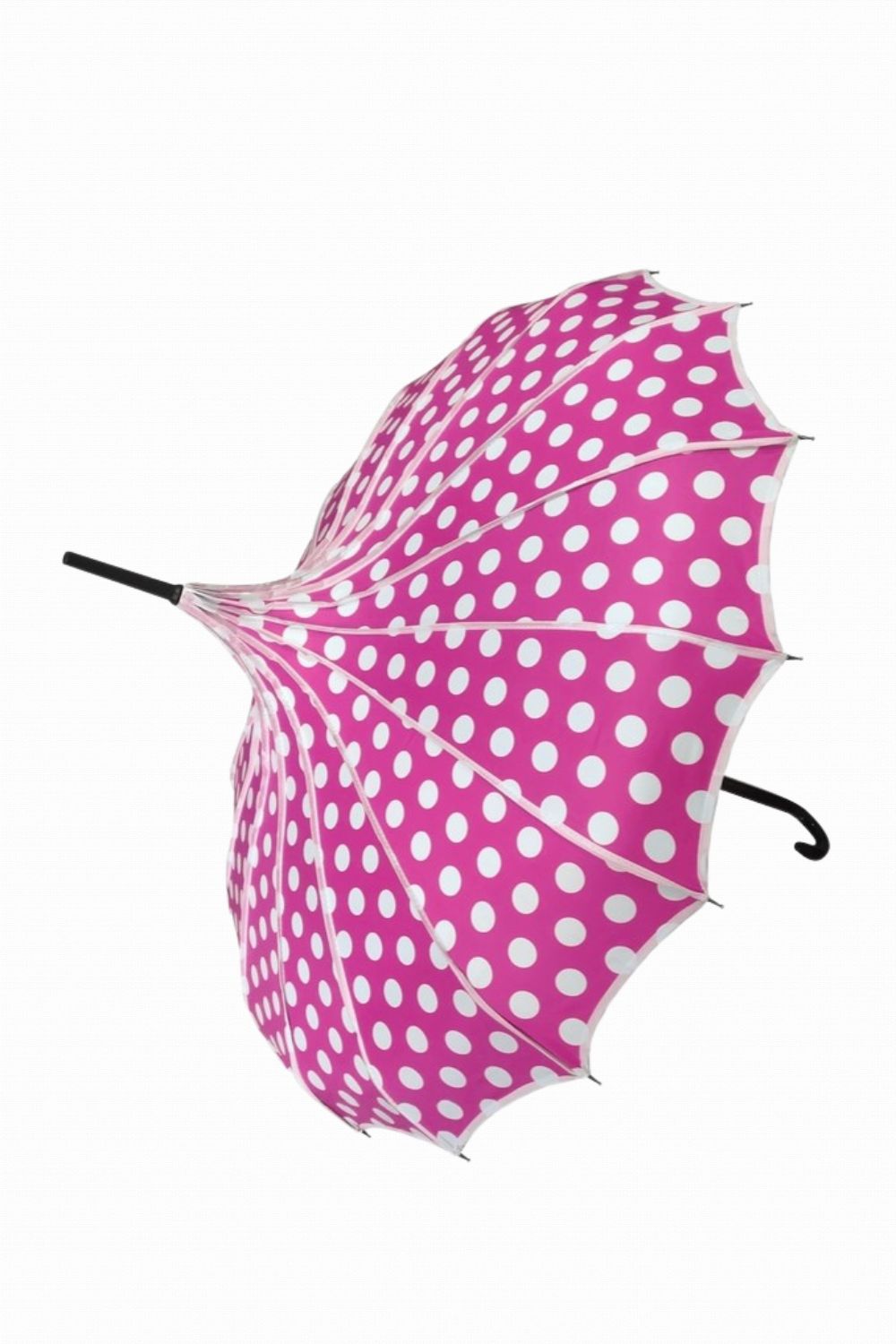 SOAKE POLKA PAGODA UMBRELLA PINK