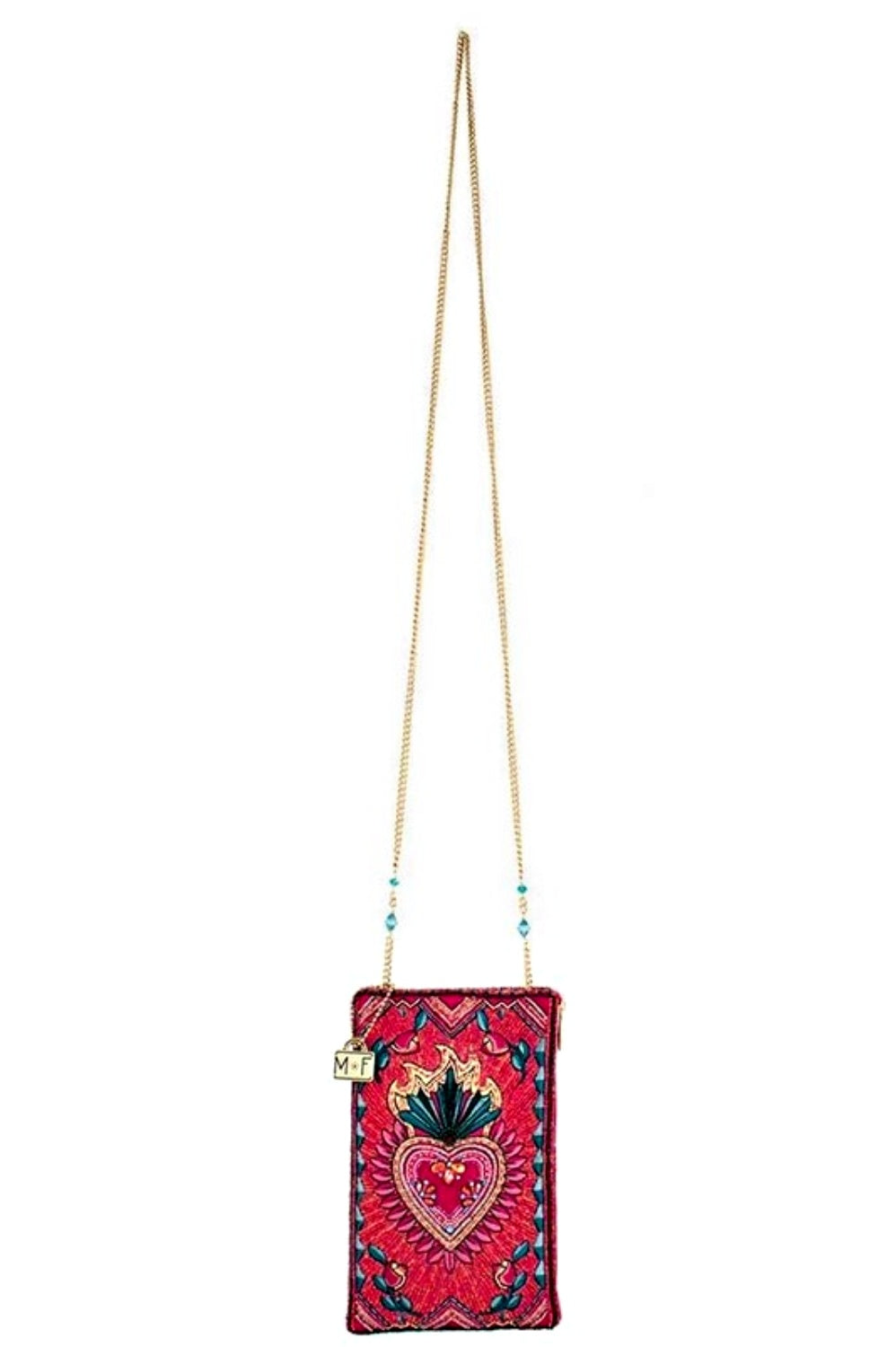 MARY FRANCES PURE PASSION CROSSBODY PHONE BAG