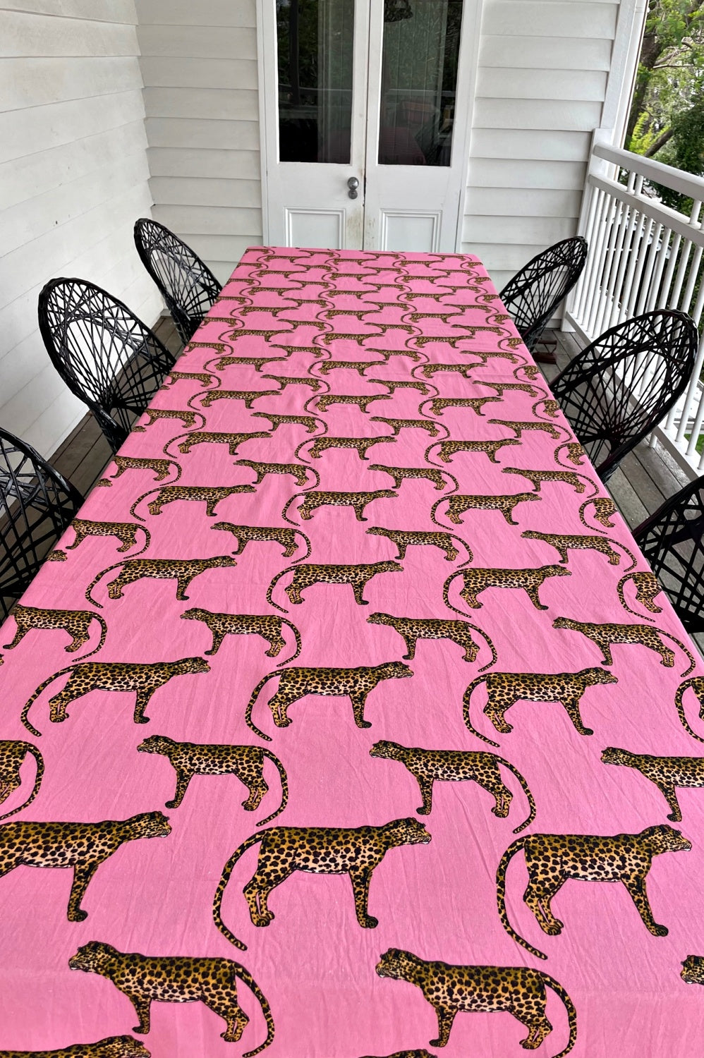 ROSELLE WHAT'S NEW PUSSYCAT TABLECLOTH