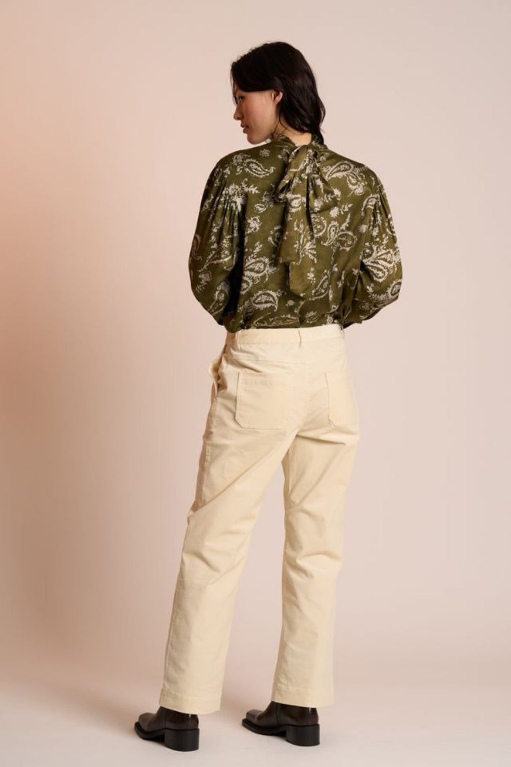 NERIS RHAPSODY BLOUSE LICHEN