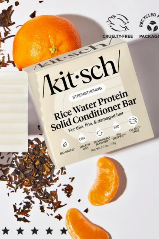 KITSCH RICE WATER PROTEIN FACE + BODY WASH BAR 113G