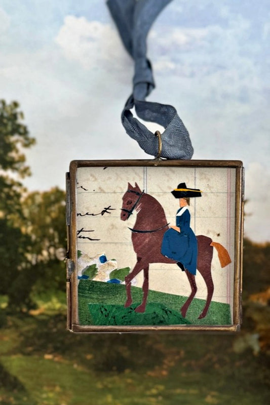 MARIS MIRUM RIDING DAY ART LOCKET ORNAMENT