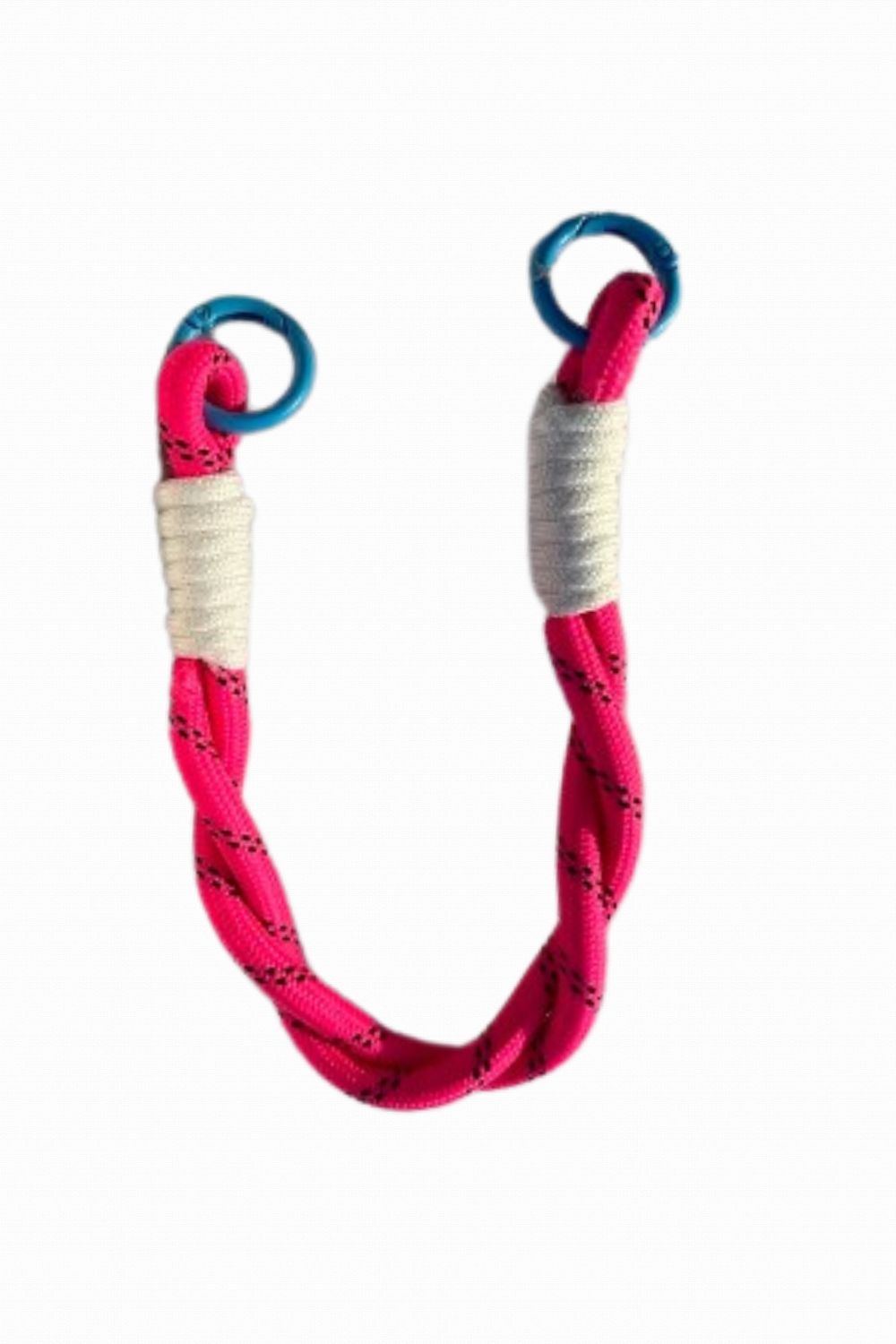 Loop Key Rings Pink Rope KEY CHORD KEYRING PINK – therosellestore.com.au