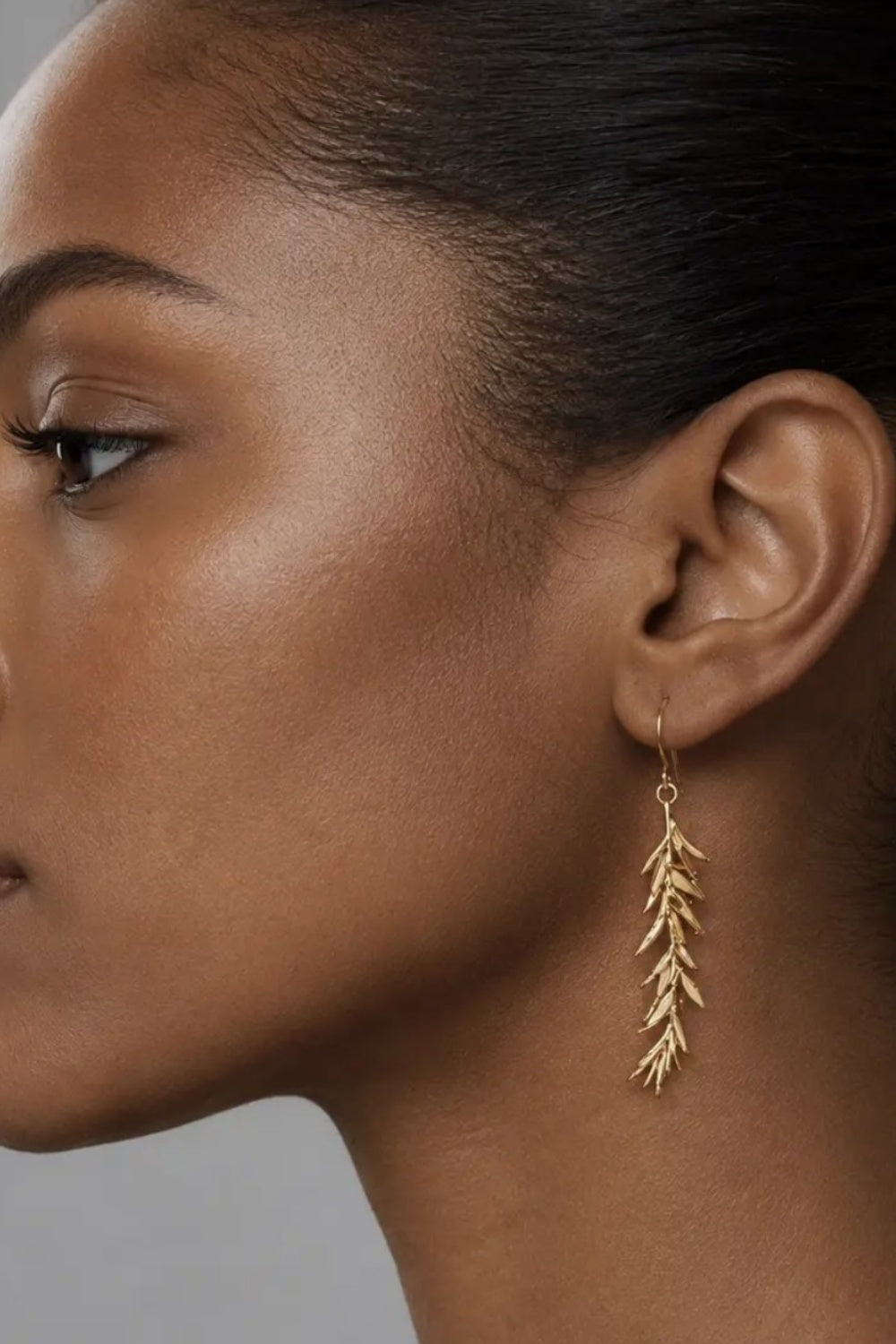SILK PURSE ROSEMARY GOLD EARRINGS