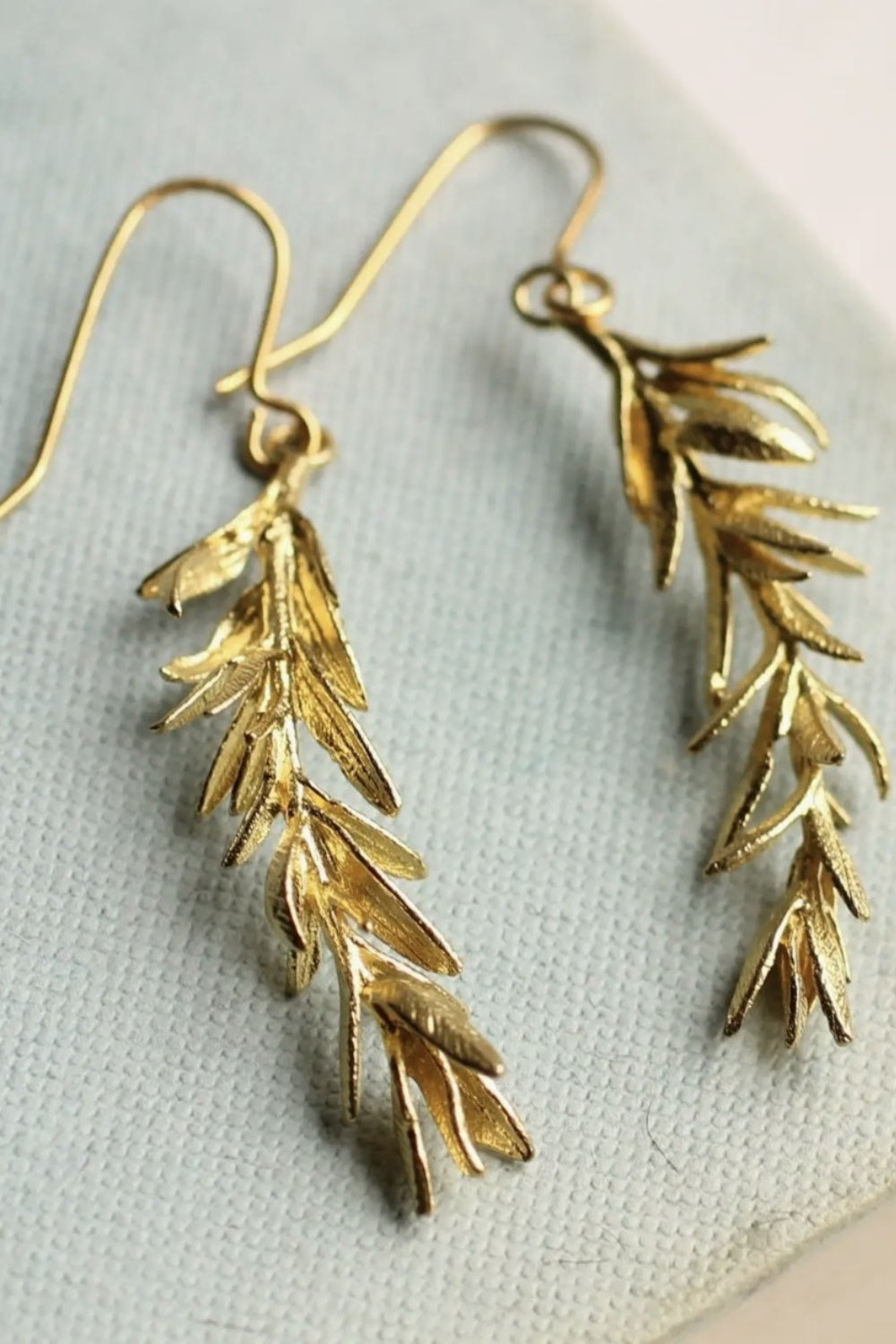 SILK PURSE ROSEMARY GOLD EARRINGS