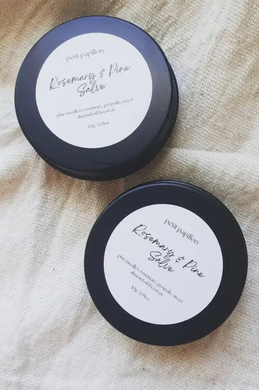 PETIT PAPILLON ROSEMARY + PINE SALVE 30G