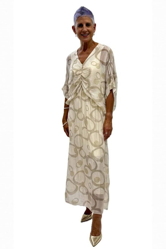 LA STRADA ROSETTA SILK DRESS