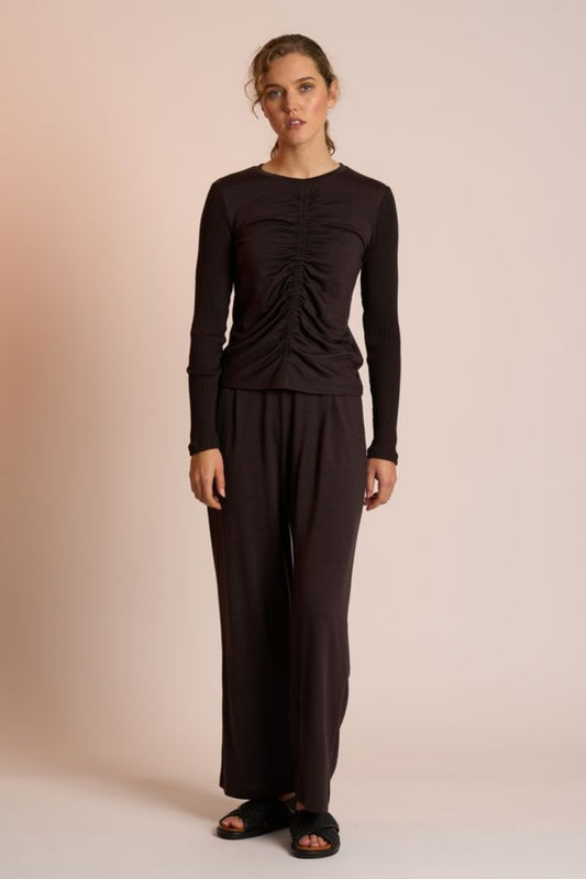 NERIS ROUCHED TOP BLACK