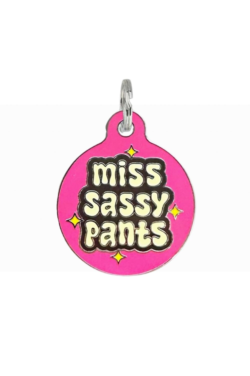 BAD TAGS MISS SASSY PANTS DOG TAG