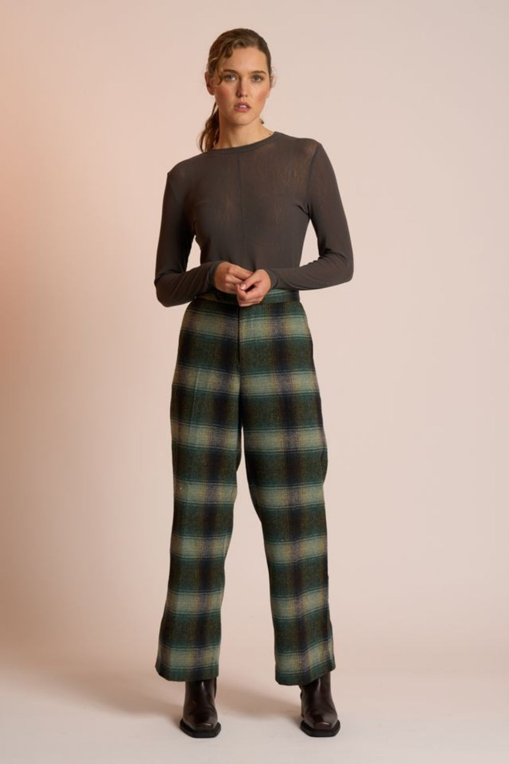 NERIS SAXON PANT RIVER CHECK