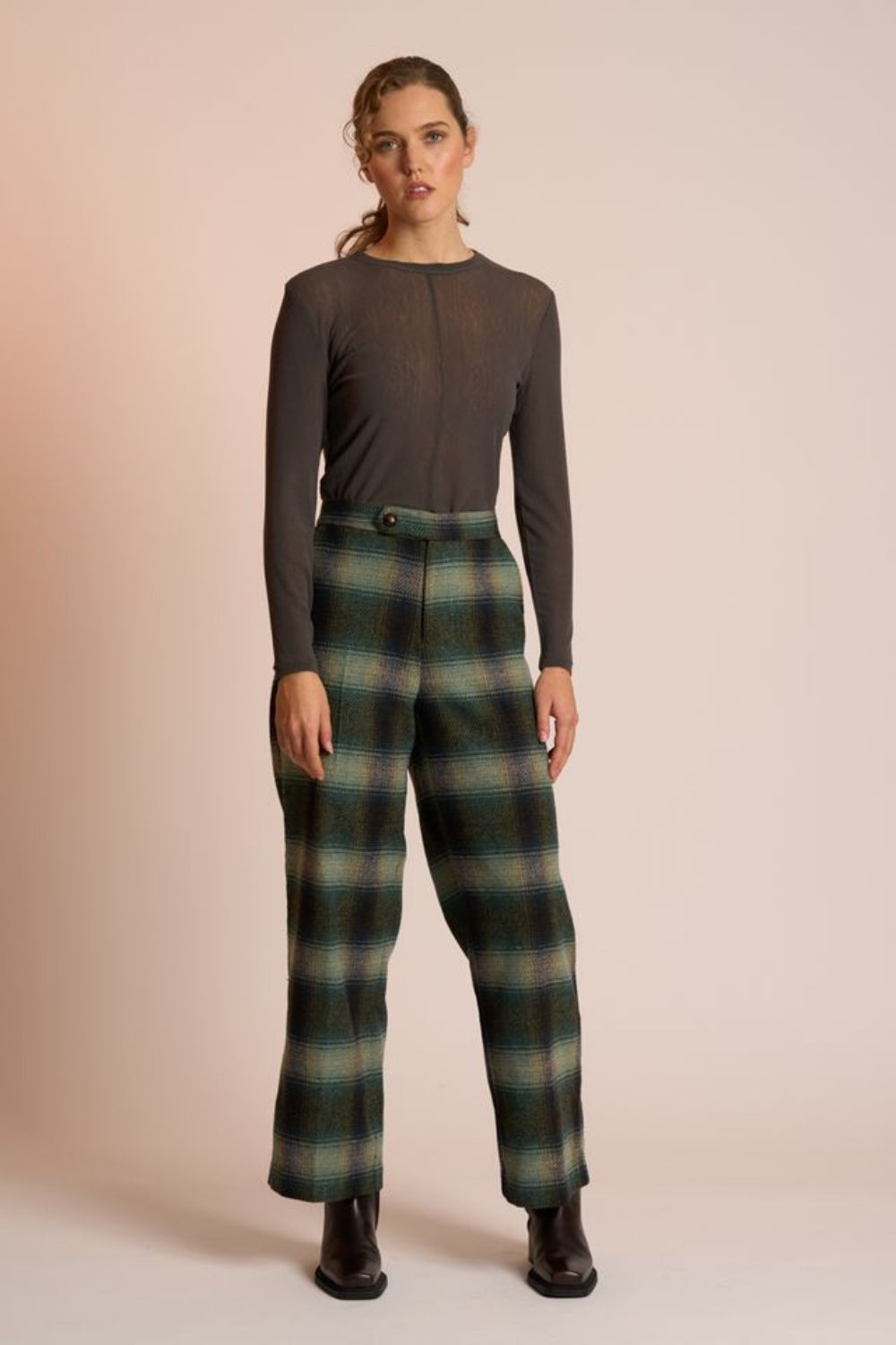 NERIS SAXON PANT RIVER CHECK
