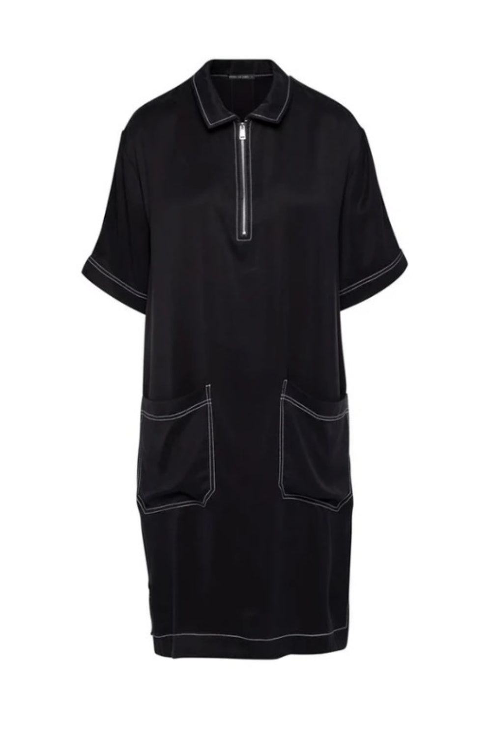 LOUNGE THE LABEL SELENA DRESS BLACK + WHITE
