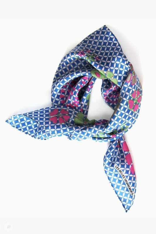 LES BELLES VAGABONDES MINI SCARF SHIPPO MARINE
