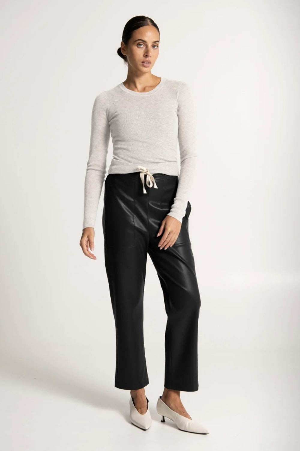 LOUNGE THE LABEL SIAN PANT BLACK