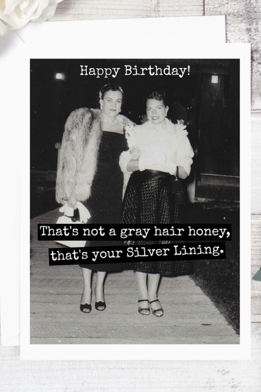 SILVER LINING GREETING CARD