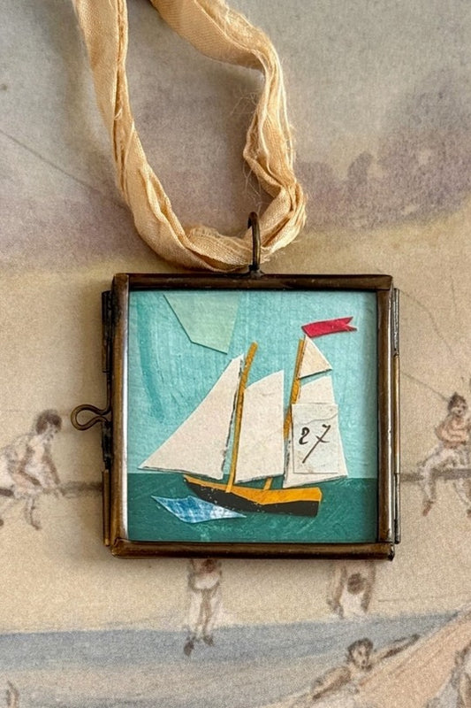 MARIS MIRUM SMALL SAIL ART LOCKET ORNAMENT