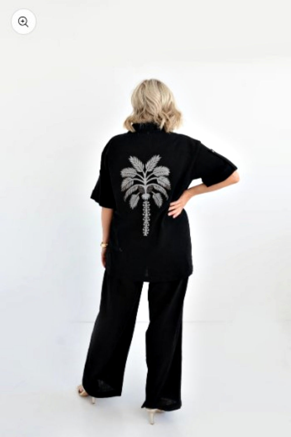 SORRENTO BLACK PANT + SHIRT SET