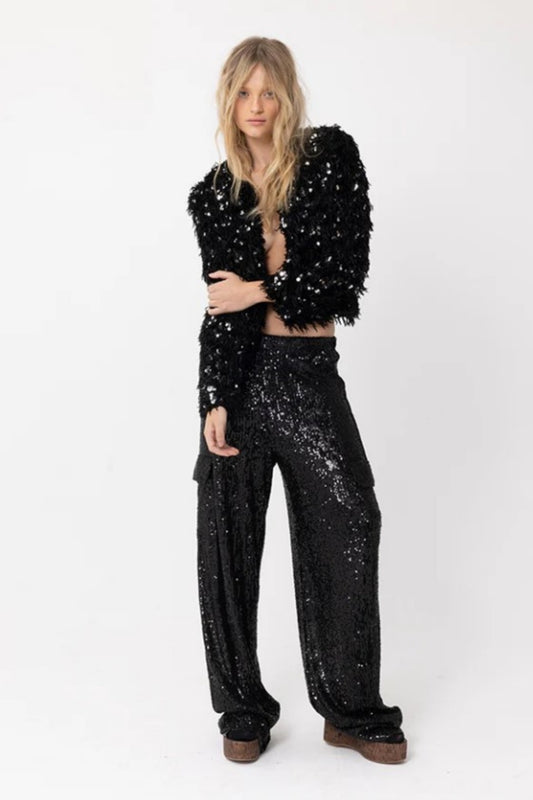 JOEY THE LABEL SPLENDOUR JACKET BLACK