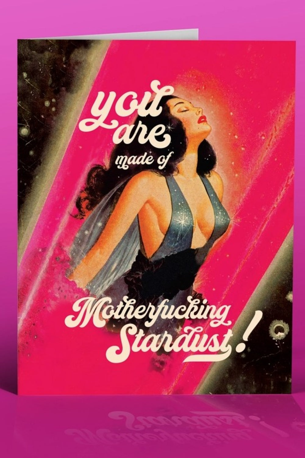 OFFENSIVE DELIGHTFUL STAR DUST GREETING CARD