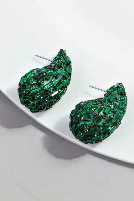STARDUST EARRINGS EMERALD